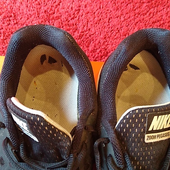 Nike Zoom Pegasus 31 Running Shoe Men's Sz 9.5 Black & White - Picture 7 of 12